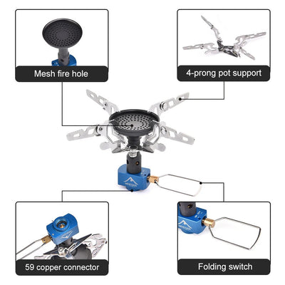 Widesea 3300W Camping Outdoor Gas Burner Stove GS-X1
