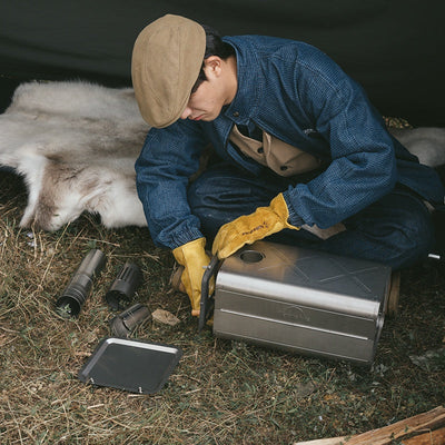 Naturehike Outdoor Pure Titanium Firewood Stove With 2M Chimney