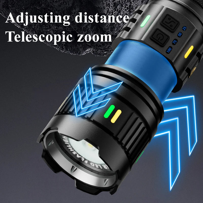 COBA Ultra Bright 100w White Laser Long-Range Flashlight G400
