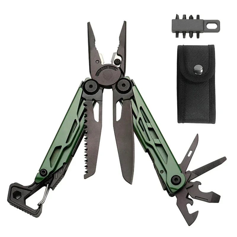 New 16-in-1 Multi-Functional EDC Survival Plier Tool