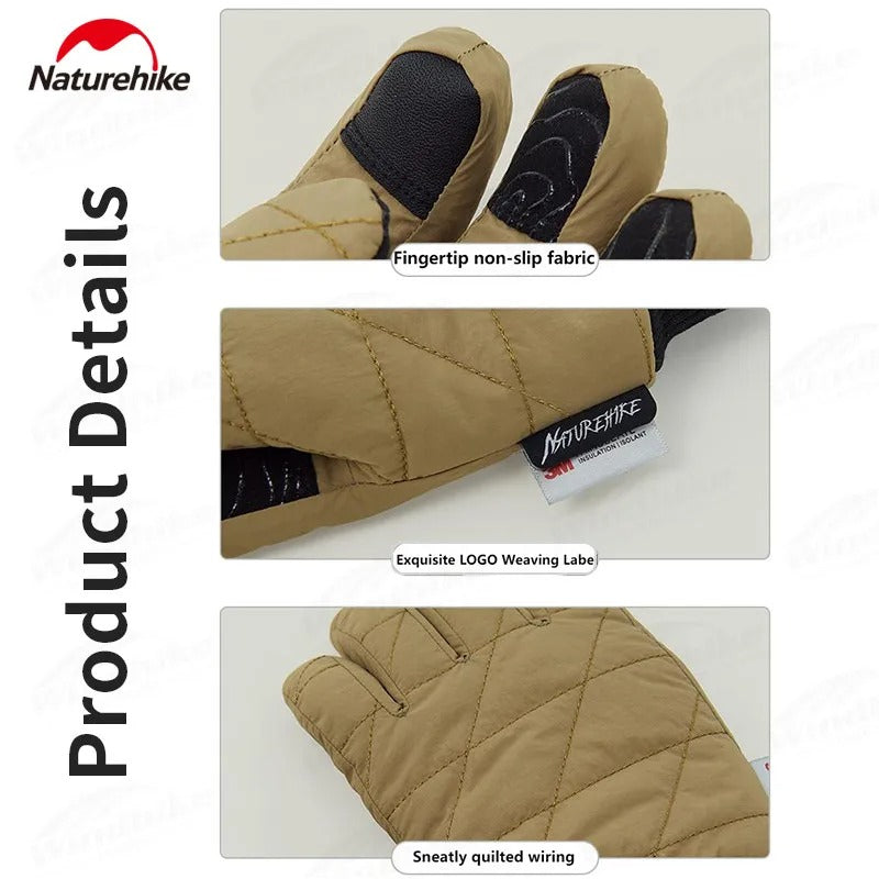 Naturehike Outdoor Diamond Pattern 3M Insulated Gloves
