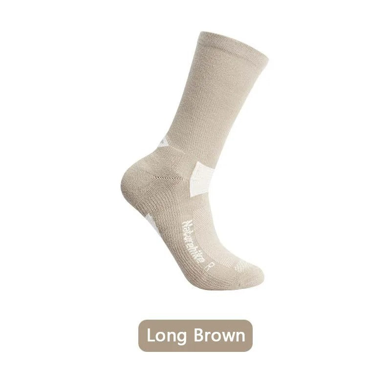 Naturehike Quick Dry Right Angle Camping Hiking Long Tube High-stretch Sport COOLMAX Fabric Breathable Socks