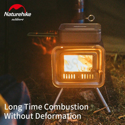 Naturehike Outdoor Pure Titanium Firewood Stove With 2M Chimney