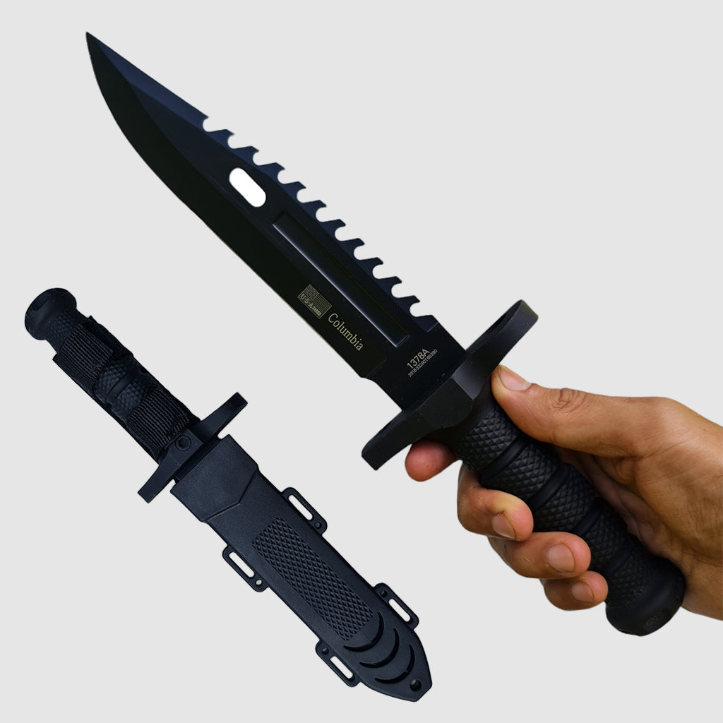 Columbia 1378A Fixed Blade Knife with ABS Plastic Sheath