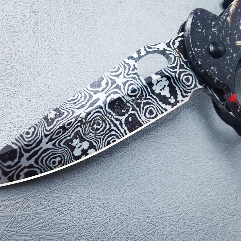 Blood Skull Tactical Security Knucle Knife X81