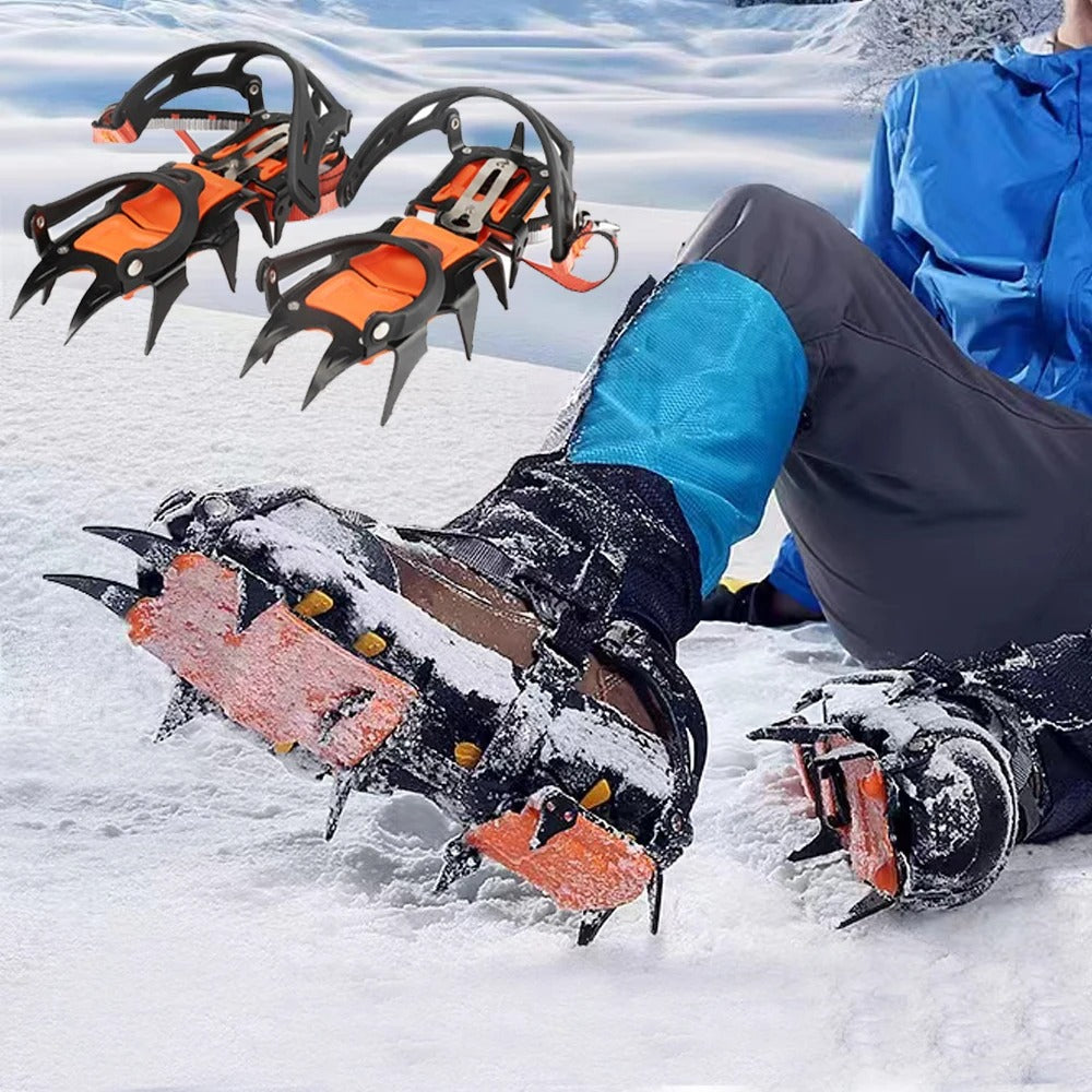 10 Teeth Professional Ice Gripper Anti Slip Climbing Snow Spikes Crampons