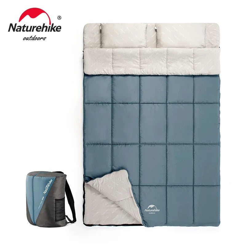 Naturehike Outdoor Double Cotton Sleeping Bag With Pillows