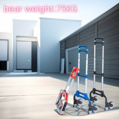 Folding Hand Carts Trolleys For Household Grocery Shopping, Luggage Portable Trolley