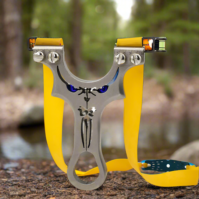 New Devil Eye Stainless Steel Outdoor Hunting Slingshot