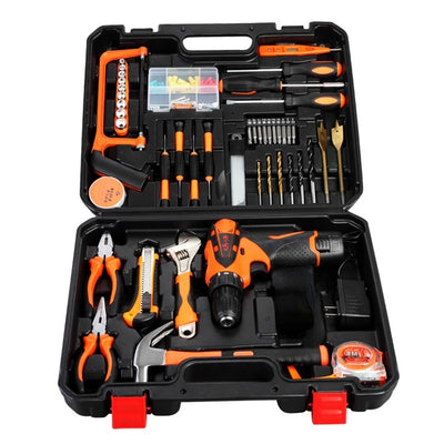 117 Pieces  Household Cordless Electric Drill Set