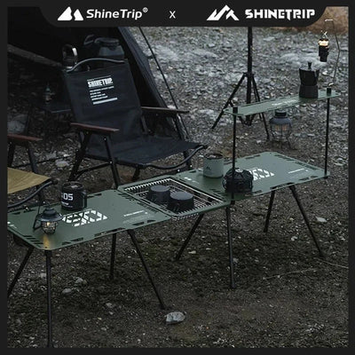 ShineTrip New Outdoor Aluminium Tactical Table