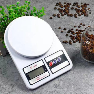 Electronic Small White Version, High-precision Household Kitchen Scale