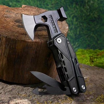 18 in 1 Multifunction Survival Axe Camping Pliers MultiTool