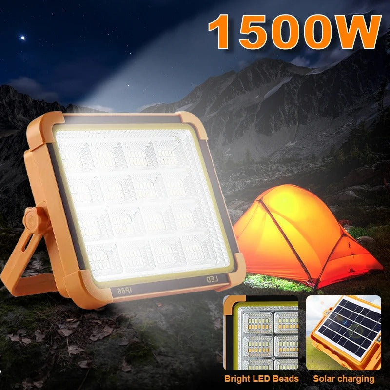 Outdoor 4 Modes LED Solar Light Portable Rechargeable Camping Lantern