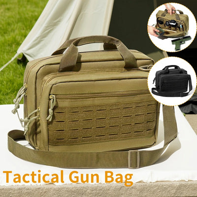 Hand Carry/Shoulder Tactical Pistol Storage Bag