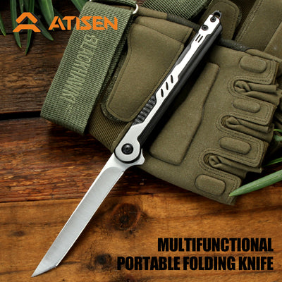 ATISEN Stainless Steel Folding Knife
