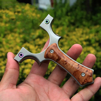 Wildhunt Metal Wood Handle Slingshot