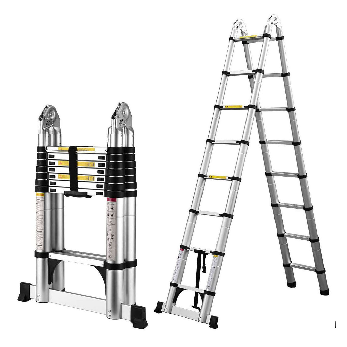 Folding Aluminum Double Ladder