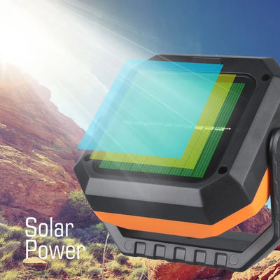 Portable Rechargeable Charging 360° Pivoting Adjustment Magnetic COB LED Solar Light K601