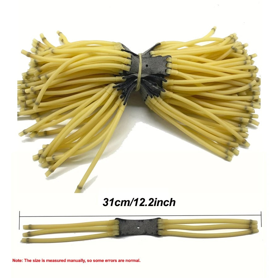 3pcs Round High Elasticity Three Point Rubber For Slingshot