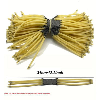 3pcs Round High Elasticity Three Point Rubber For Slingshot