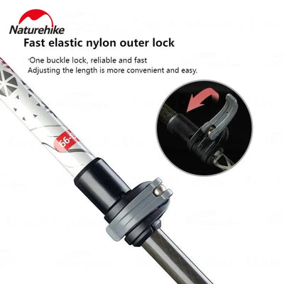 Naturehike Outdoor ST06 Carbon Fiber and Aluminium Trekking Pole