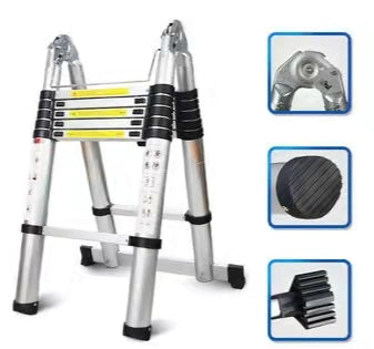 Folding Aluminum Double Ladder