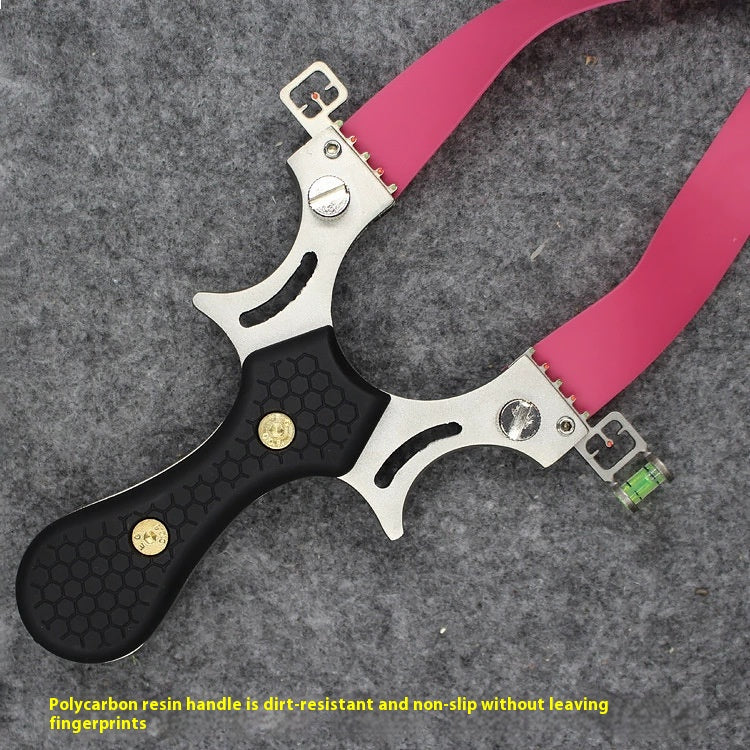HoneyComb Stainless Steel Solid Resin Slingshot