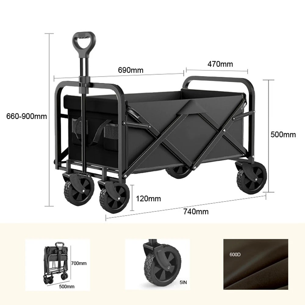 Foldable Wagon Cart  With Table Top