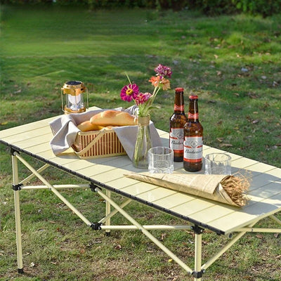 Folding Aluminum Outdoor Table Large