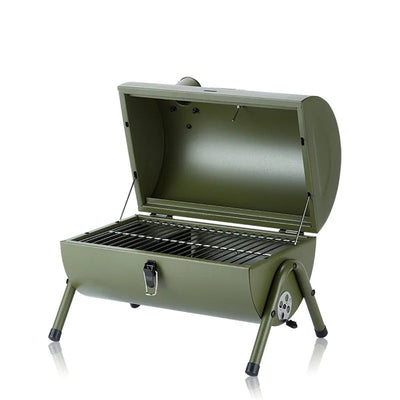Portable Barbecue Stainless Steel Outdoor Charcoal Grill Set