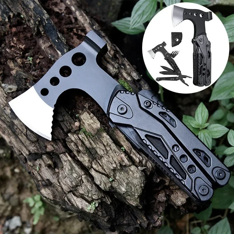 Multifunction Survival Axe Camping Pliers MultiTool