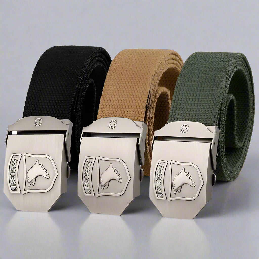 AIRGORHE Auto Buckle Tactical Series Nylon Belt