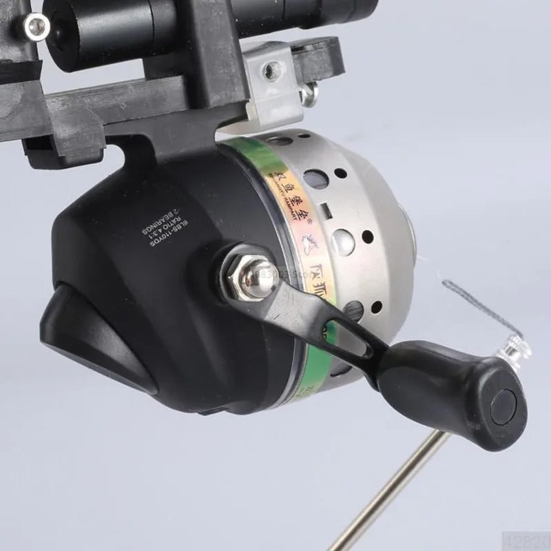 Outdoor tool Hunting Slingshot Metal handle With fishing reel