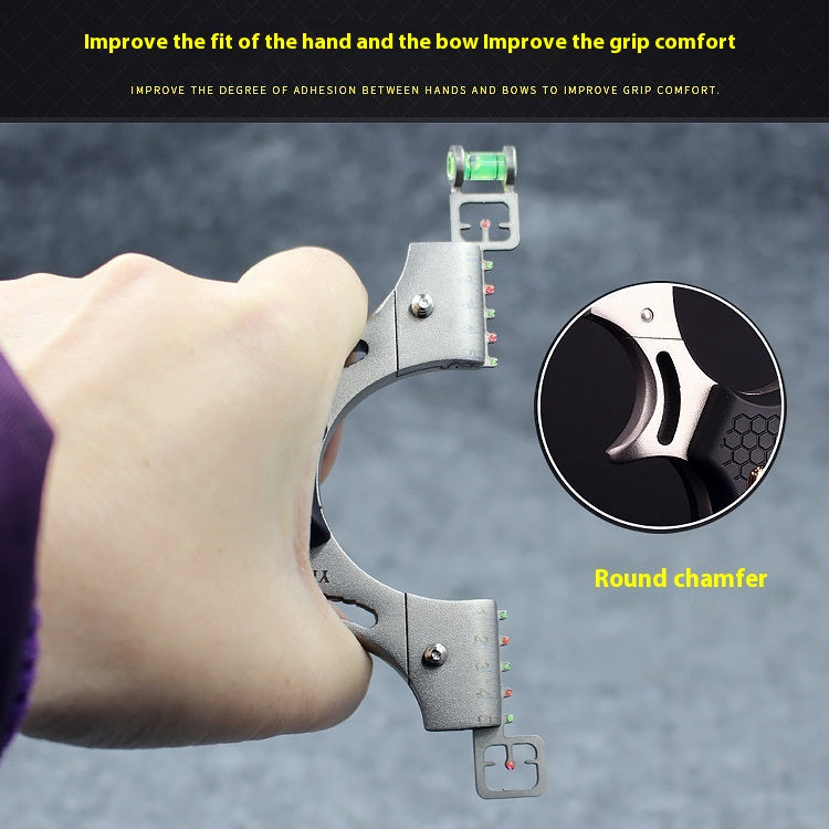 HoneyComb Stainless Steel Solid Resin Slingshot