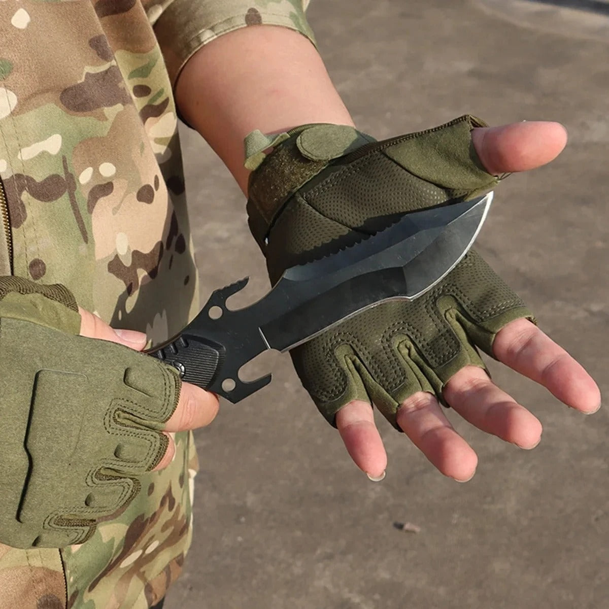 WOLF Tactical Half Finger Gloves