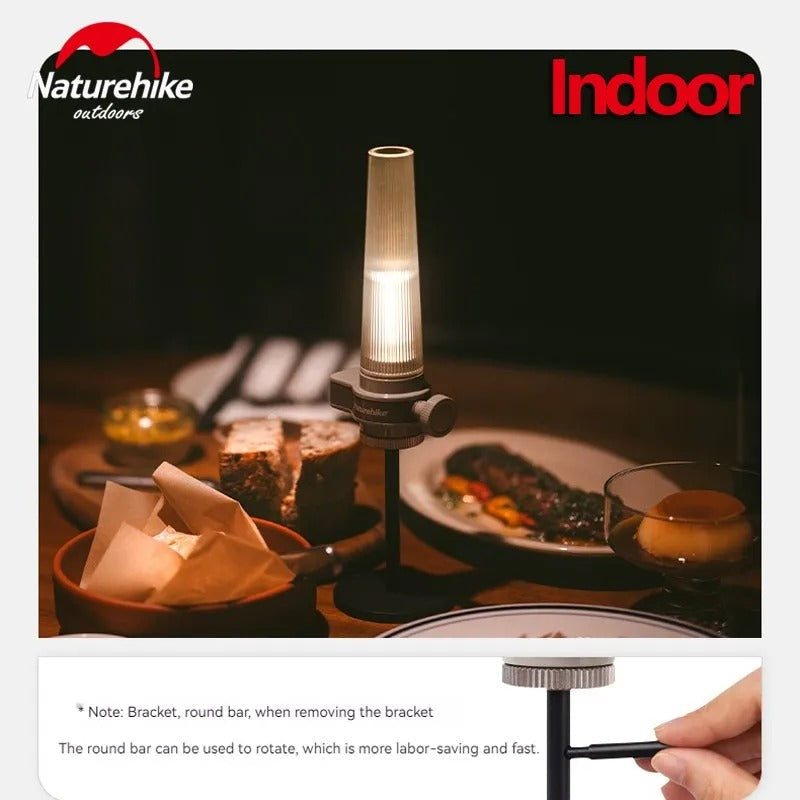 Naturehike LED Candle Lamp Type-C Charging Waterproof