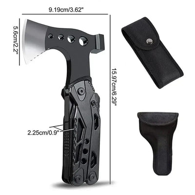 Multifunction Survival Axe Camping Pliers MultiTool