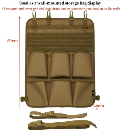 New Tactical Car Organizer Seat Back Storage Bag