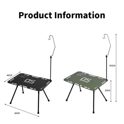 ShineTrip New Outdoor Aluminium Tactical Table