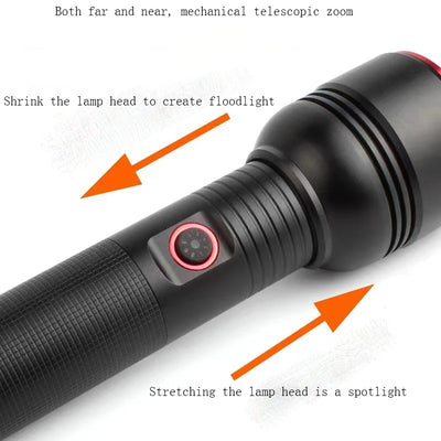 New BEST QUALITY 2208 Rechargeable Torch