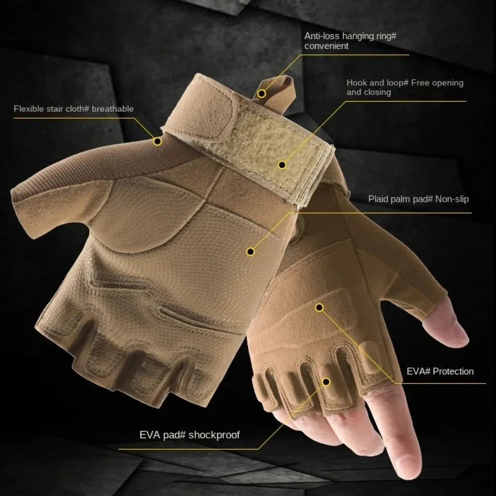 WOLF Tactical Half Finger Gloves