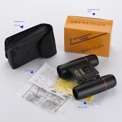 Professional HD 30x60 Mini Folding Binoculars for Child