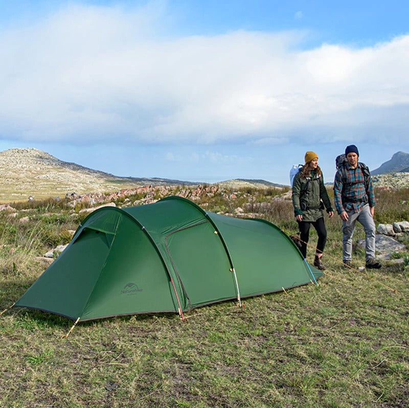 naturehike opalus tunnel tent Naturehike 4-Season Opalus Tunnel 3 Person Tent with Footprint Green –  Chaser.pk