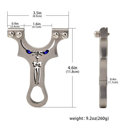 New Devil Eye Stainless Steel Outdoor Hunting Slingshot