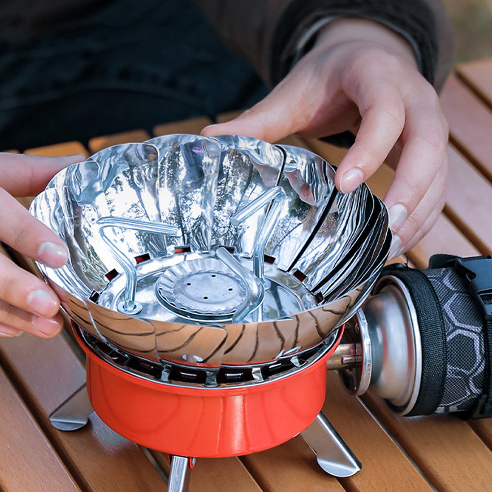 Outdoor Windproof Camping Stove With Gas Can