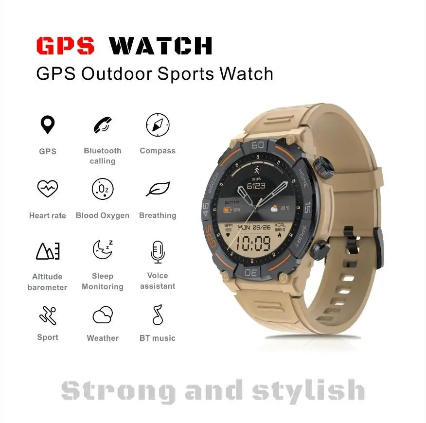 NORTHEDGE New GPS Outdoor Smart Watch MG02