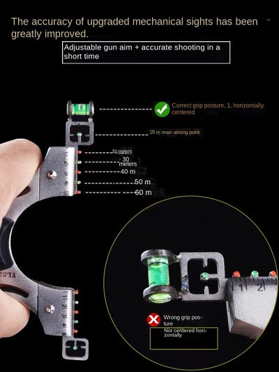HoneyComb Stainless Steel Solid Resin Slingshot