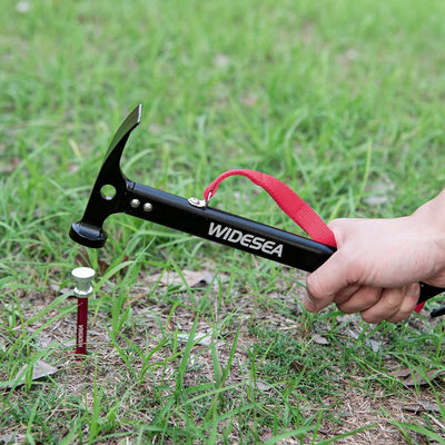 Widesea Camping Hammer with Stake Peg Puller