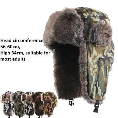 Camouflage Winter Warm Cap